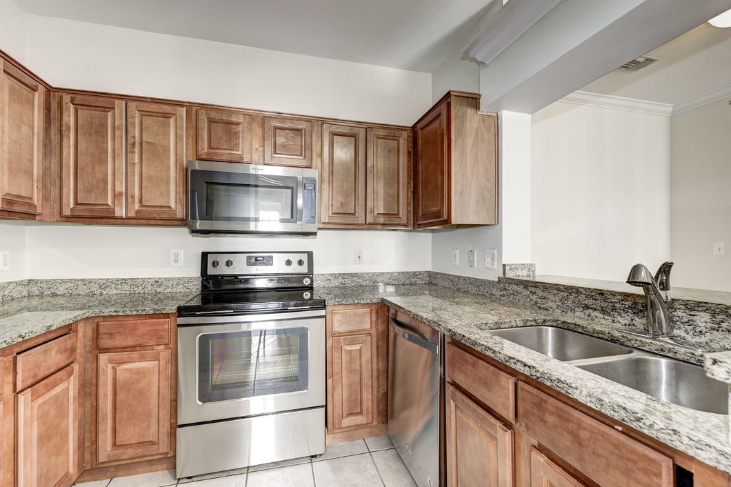 Kitchen has all new appliances