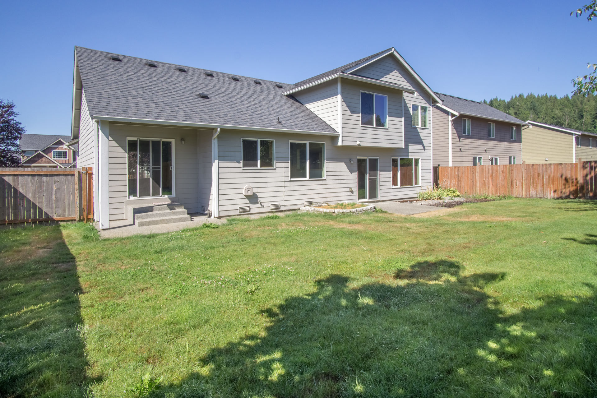 Backyard home for sale in Sumner