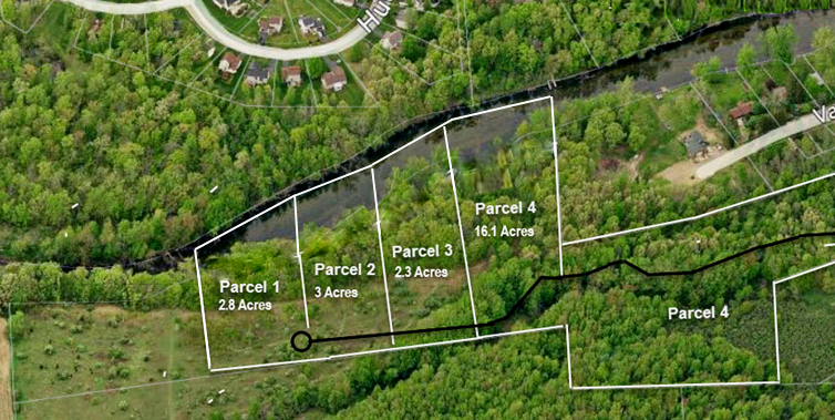 Huron Woods build sites for sale