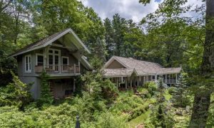 lakefront Highlands NC home for sale