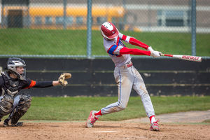 Jayce Bailey (3) hits home runs in both games