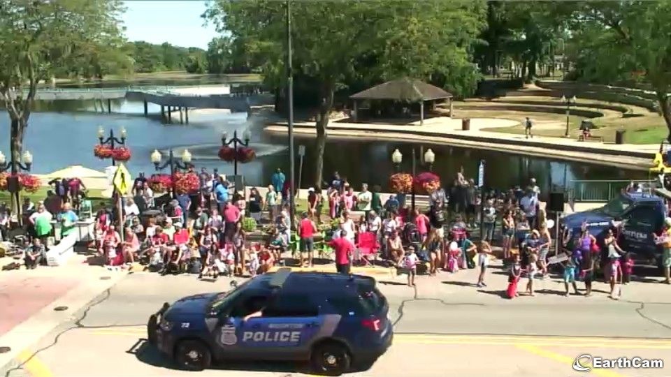 police in brighton july 4th parade