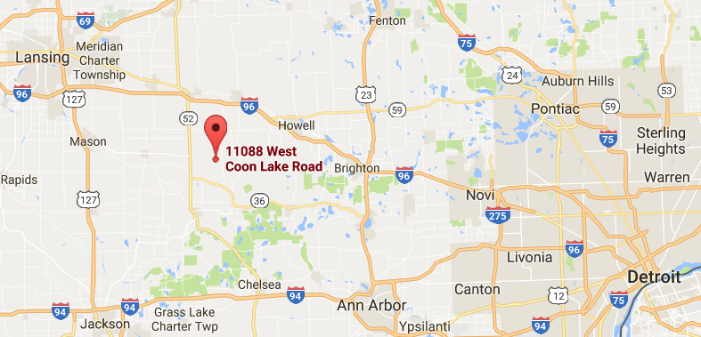 location of 11088 w coon lake rd