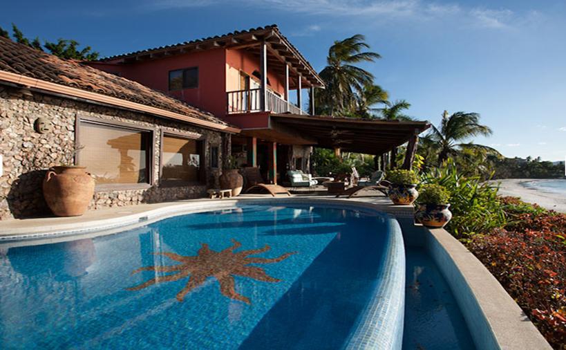 Casa Piedra Playa Flamingo Grande Costa Rica Real Estate Beach Front Home For In Playa Flamingo Costa Rica