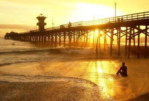 The beach is always free.