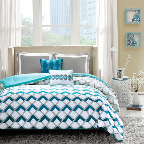 Geometric Bedding - Julius Comforter Set By Zipcode Design