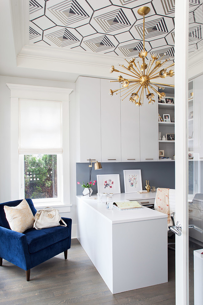 Geometric Ceiling - Kelly Deck on Home Adore