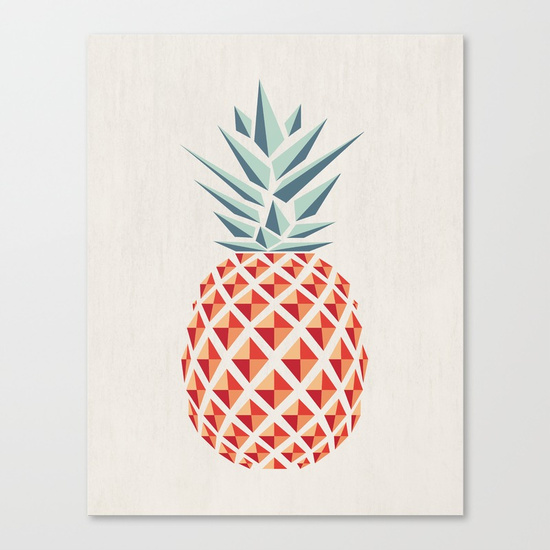 Pineapple Canvas Print - Withnopants on Society 6