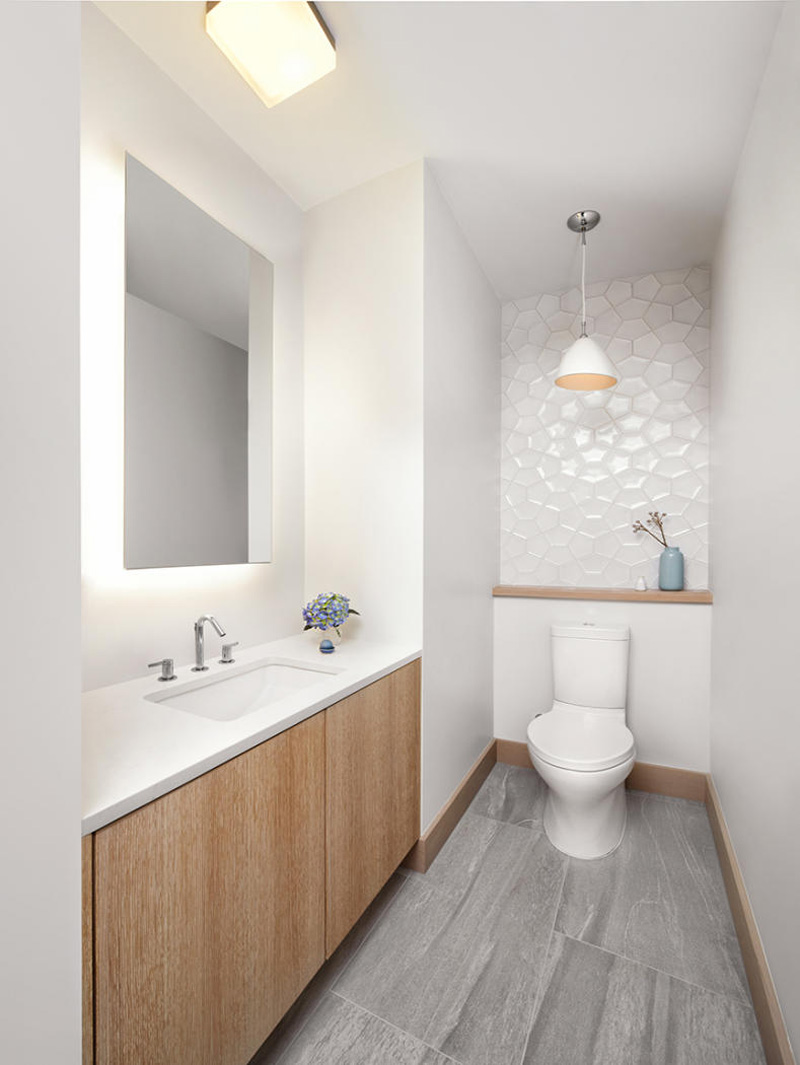 Sagemodern - White Geometric Tiles