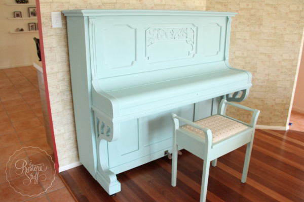 i Restore Stuff - Piano - Milk Paint