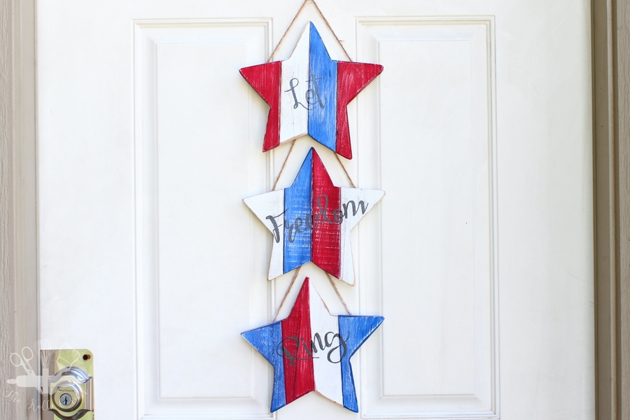 The Kolb Corner - Stars and Stripes Door Hanger