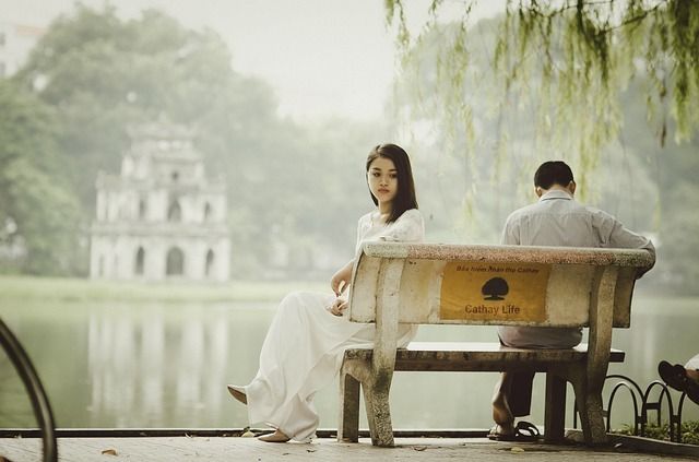 Sad Girl Sitd on Bench - Bad Memories