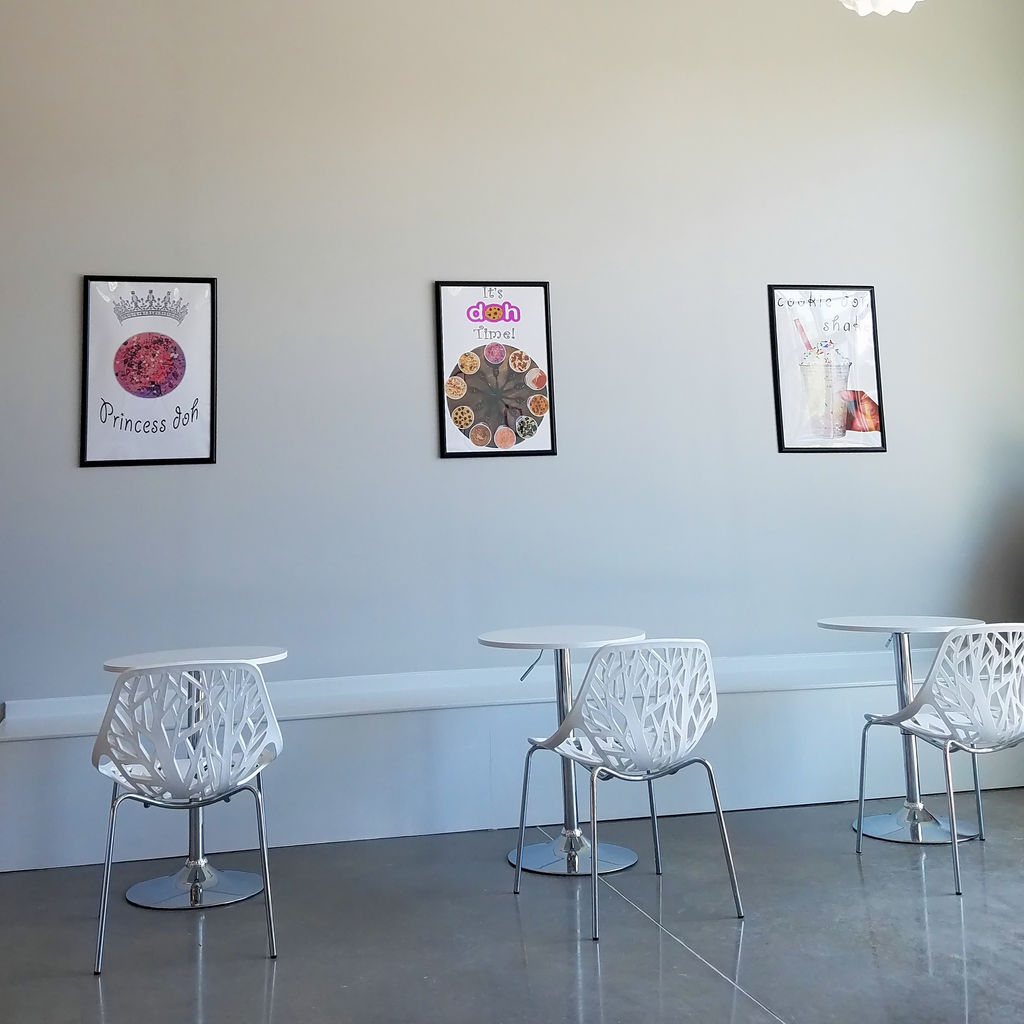 Doh Cones Edible Cookie Dough - Wilmington NC - Seating
